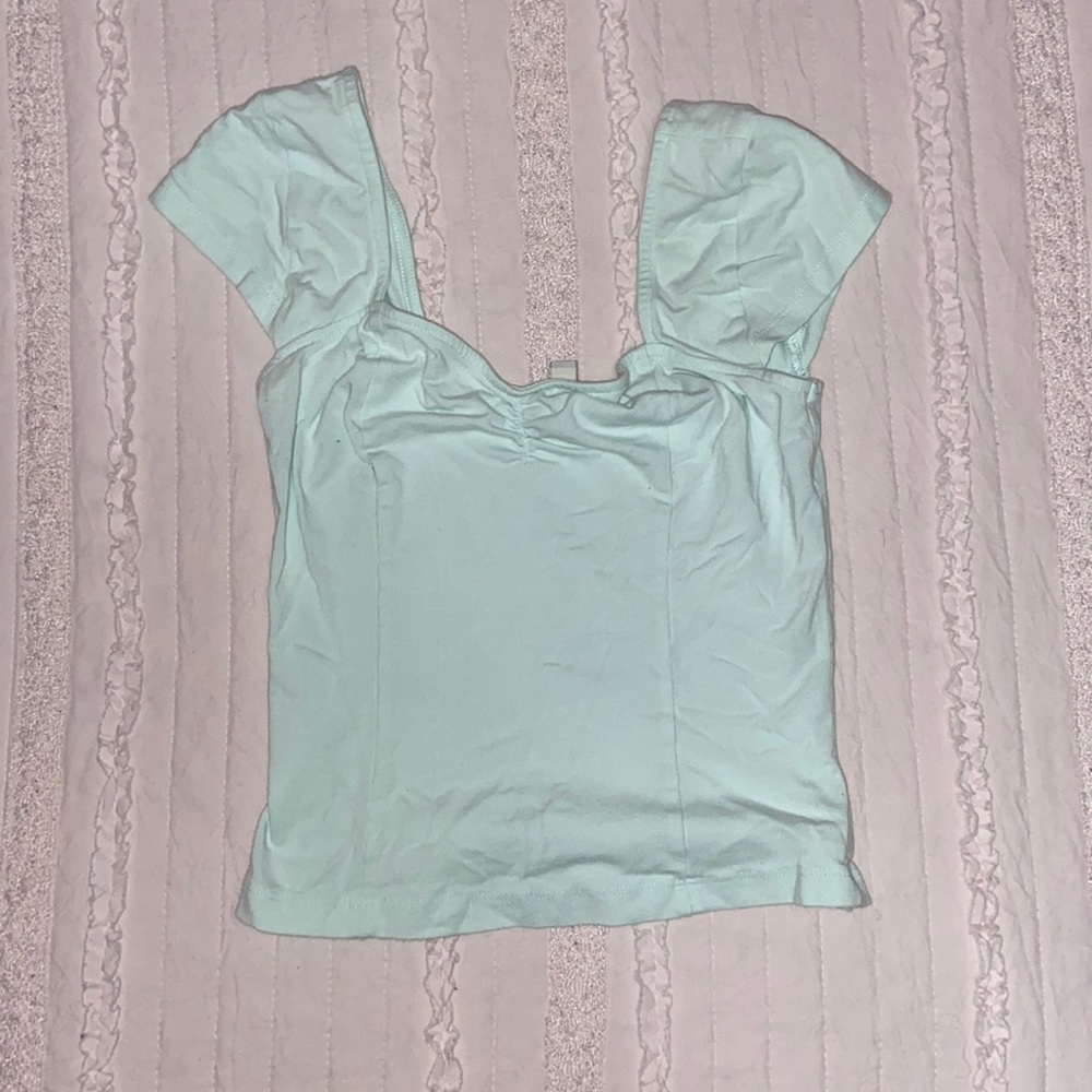 Teal Guess Top